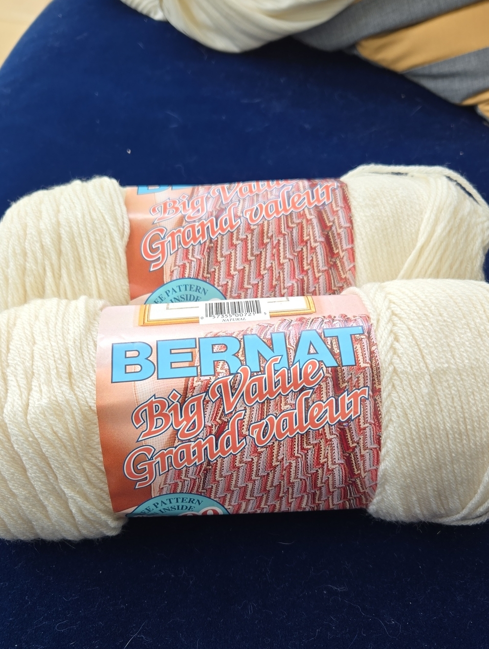 Bernat Big Value Yarn - Cream